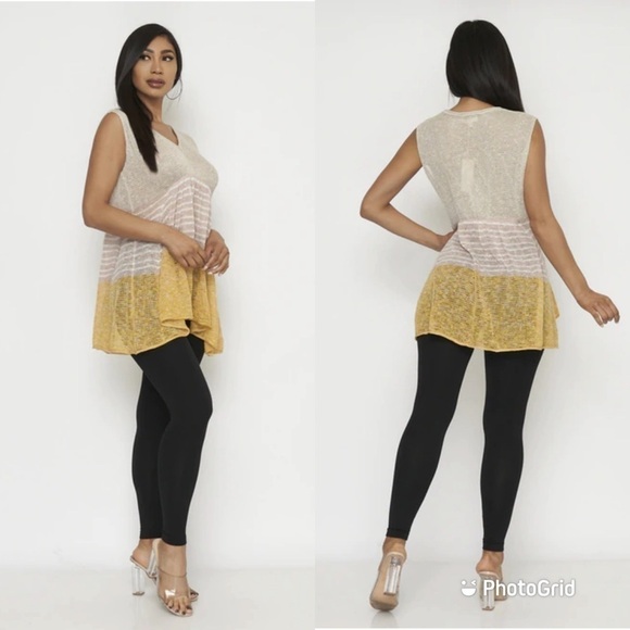 Bohemian asymmetrical Tunic top NEW - Picture 2 of 8